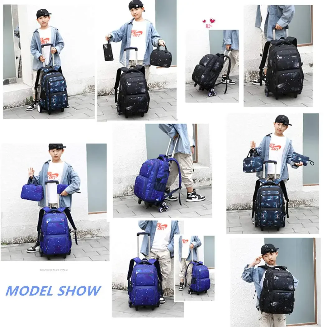 Новые рюкзаки на колесиках детские школьные сумки для мальчиков Mochilas