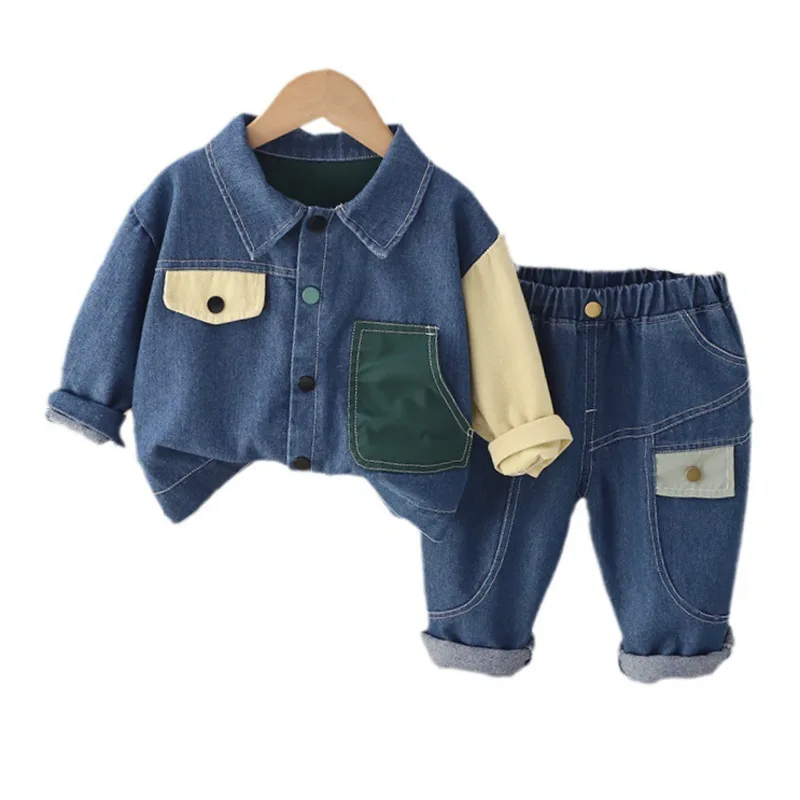 

New Spring Autumn Baby Clothes Children Girls Clothing Kids Boys Jacket Pants 2Pcs/Sets Toddler Casual Costume Infant Sportswear