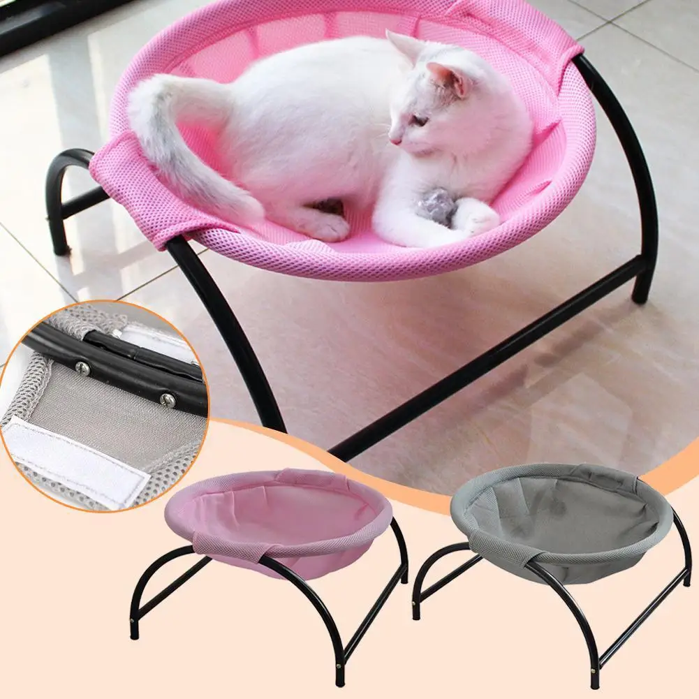 

Detachable Dog Bed Pet Hammock Standing Bed Bed Full Supplies Pet Stable Wash Structure Breathable O2u4