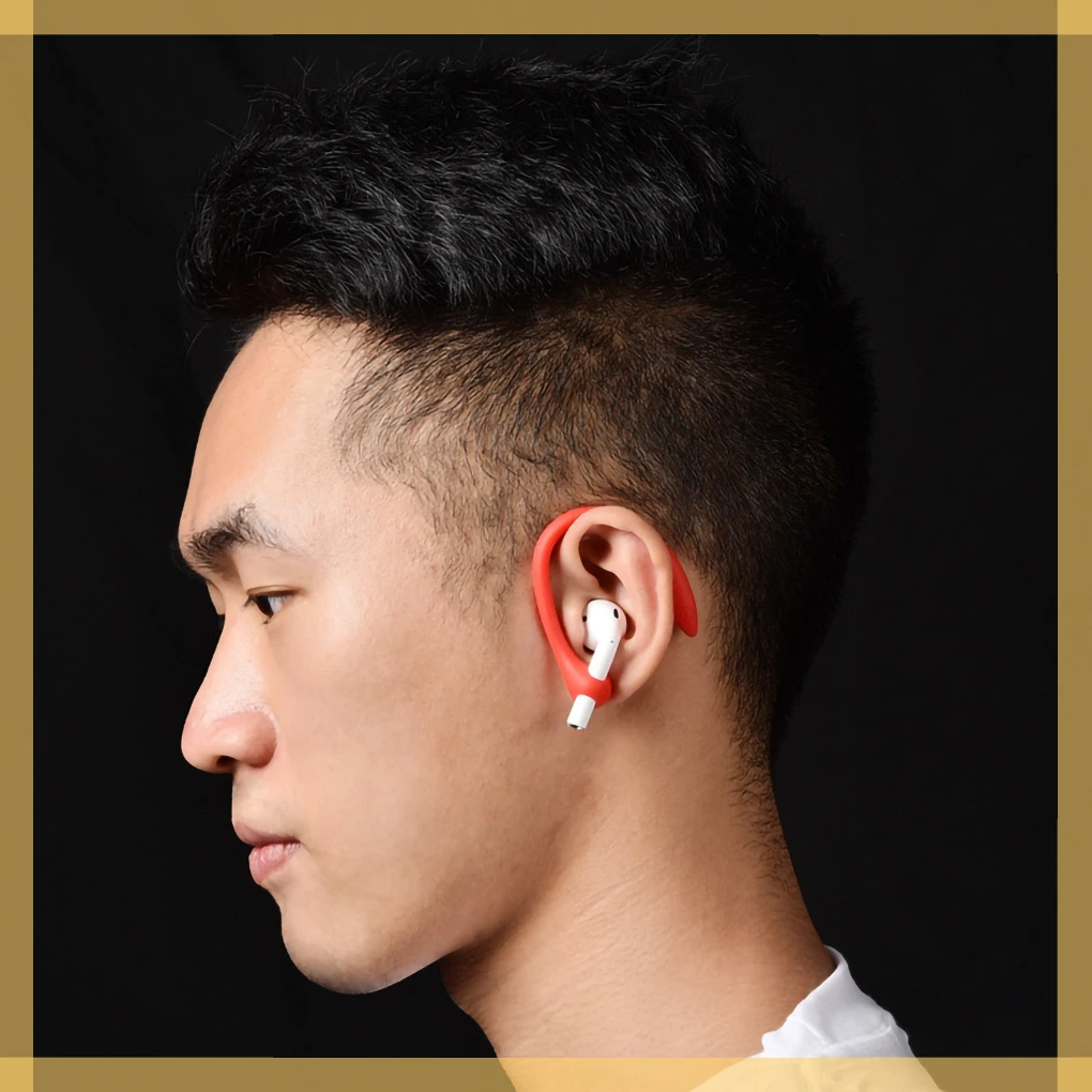 

Silicone Earphone Ear Hooks For AirPods Accessories Case Wireless Earphone Protector Earhooks Sports Anti-lost Ear Hook