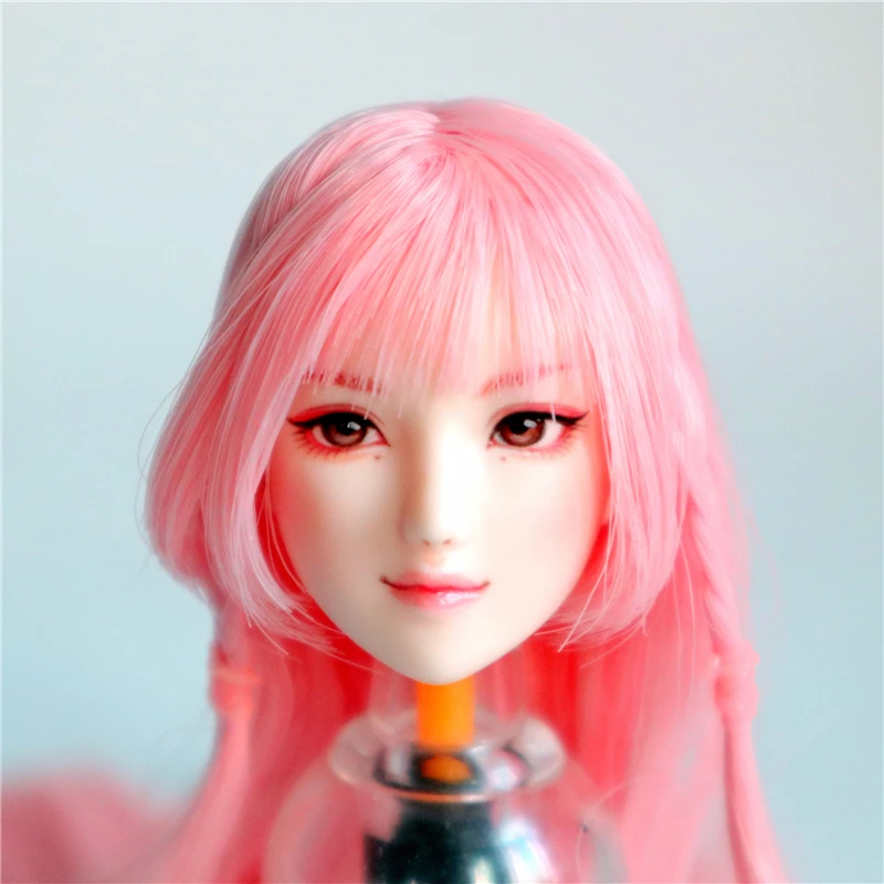 Estartek Customized SY42 1/6 Pink Hair Obitsu Daisy Head Sculpt for 12inch Action Figure DIY | Figures