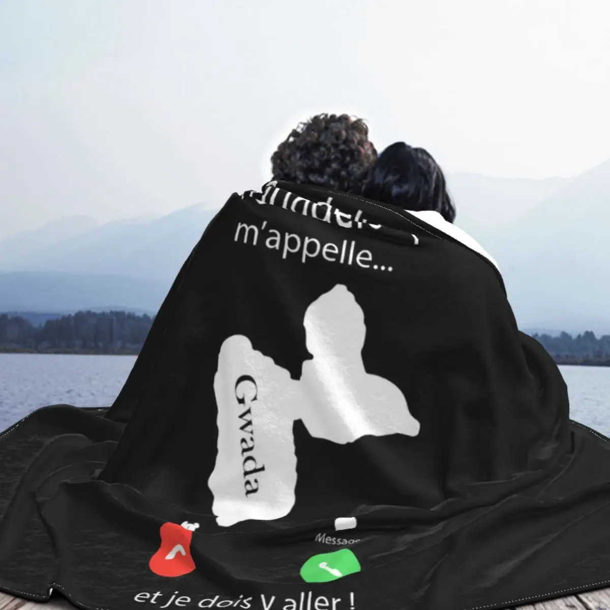 Homme La Guadeloupe Mappelle Gwada Dom Tom Мужское милое одеяло с рэп-принтом для отпуска креативный