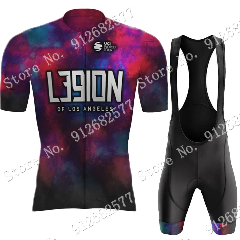 

2022 г., комплект одежды из джерси Legion of Los Angeles для езды на велосипеде, мужские рубашки для шоссейного велосипеда, костюм, велосипедные шорты, г...