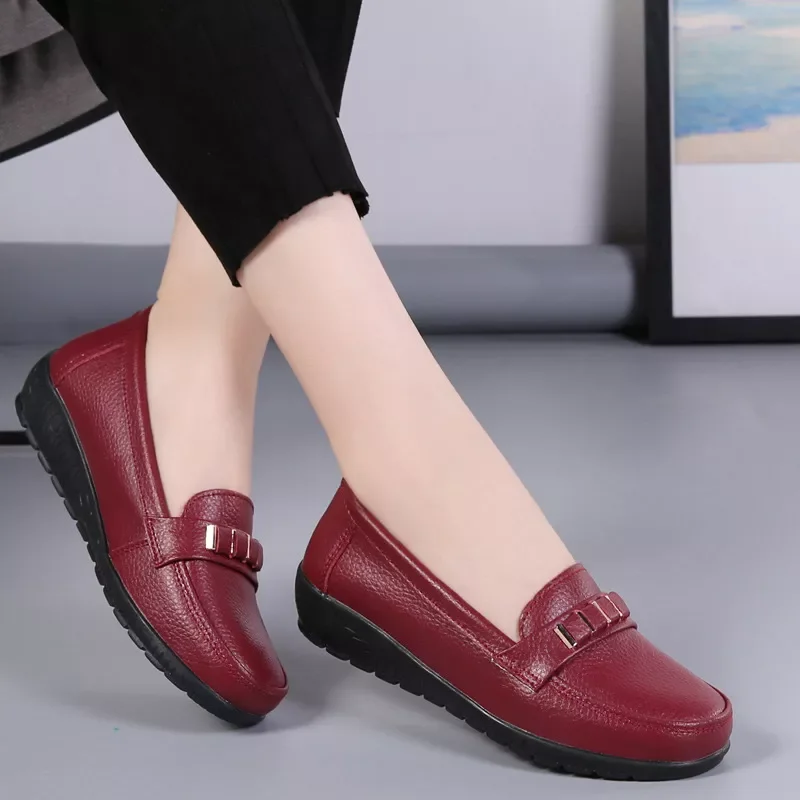 

2023NEW flats shoes soft solid casual shoes ladies loafers 2022 comfortable slip-on shoes woman sneaeker zapatos de mujer
