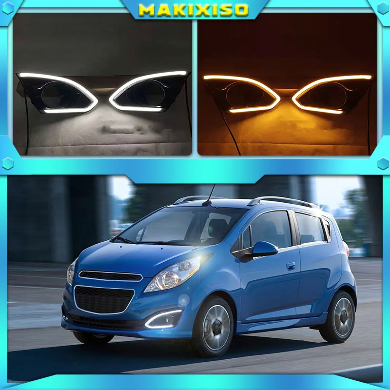 

Дневные ходовые огни для Chevrolet Spark 2013, 2014, 2015, 12 Светодиодный