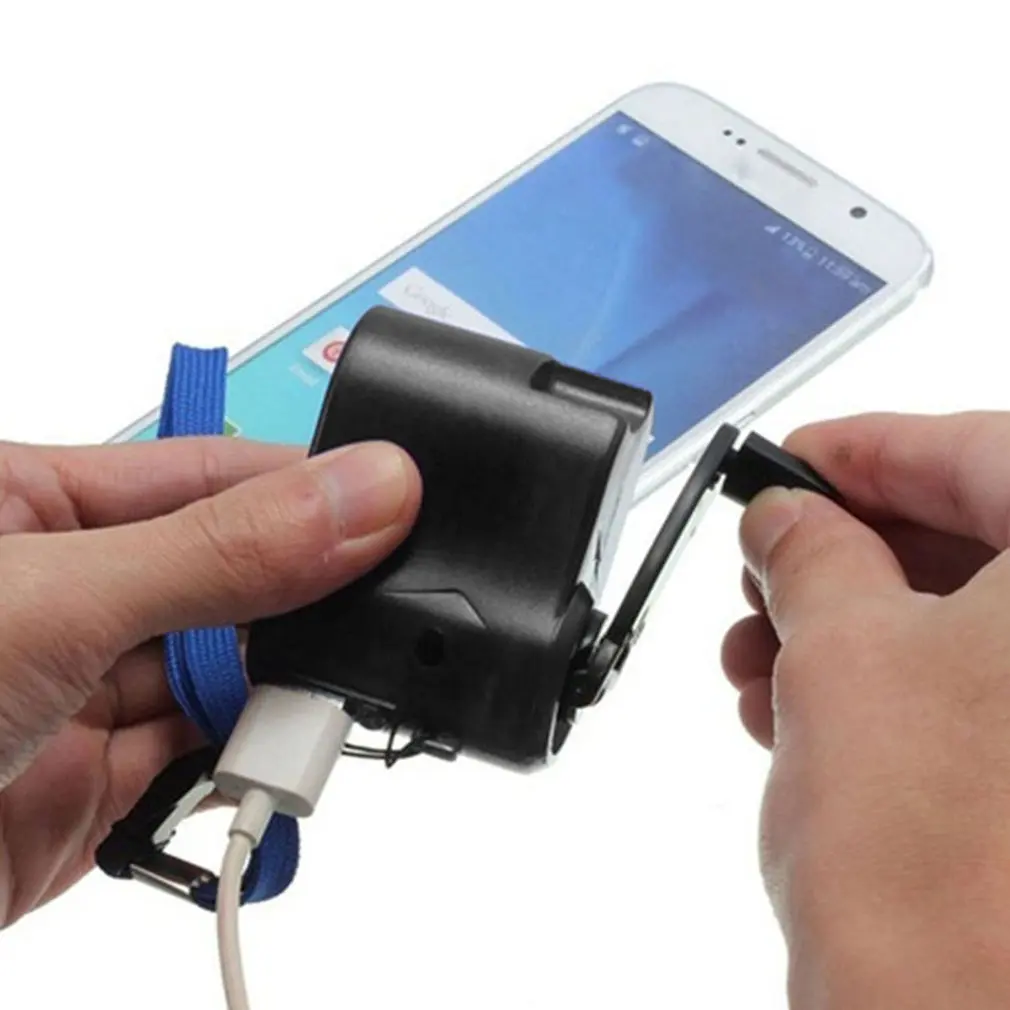 Hand Crank Power USB Emergency Charger Dynamo Portable Multi Tool Hiking For Phone Camping Travel Outdoor Survival Tools | Электроника