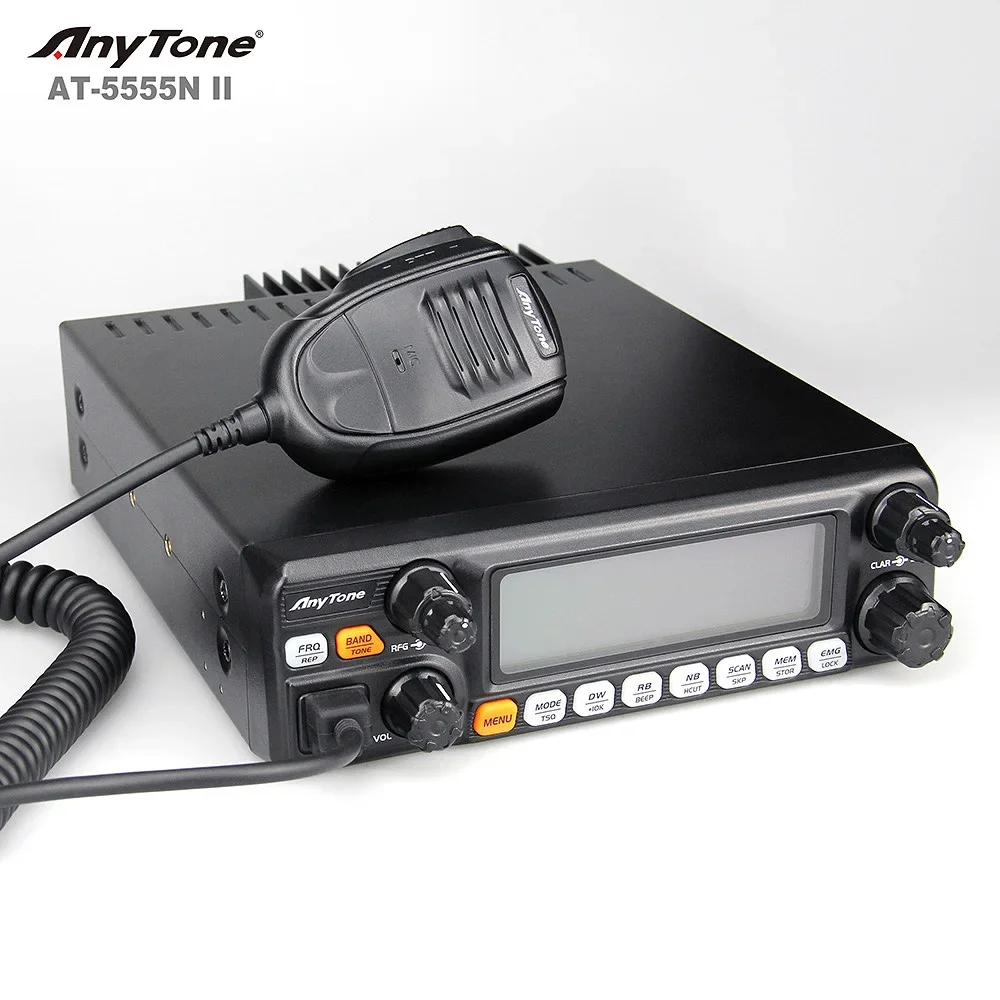 AnyTone AT-5555N II CB Радио 10-метровое радио 40-канальный домофон AM/FM/SSB LSB USB Грузовик