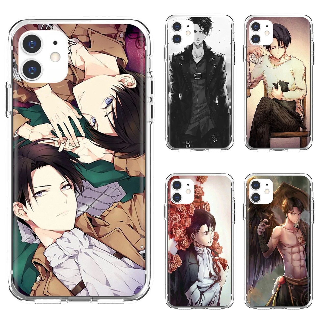 Силиконовый чехол для Huawei Honor 6 6A 7 7X 7A 7C 8 8C 8X 9 9X 10 10i 20 Lite Play Pro Levi-Ackerman-Attack-on-Titan-AMV |
