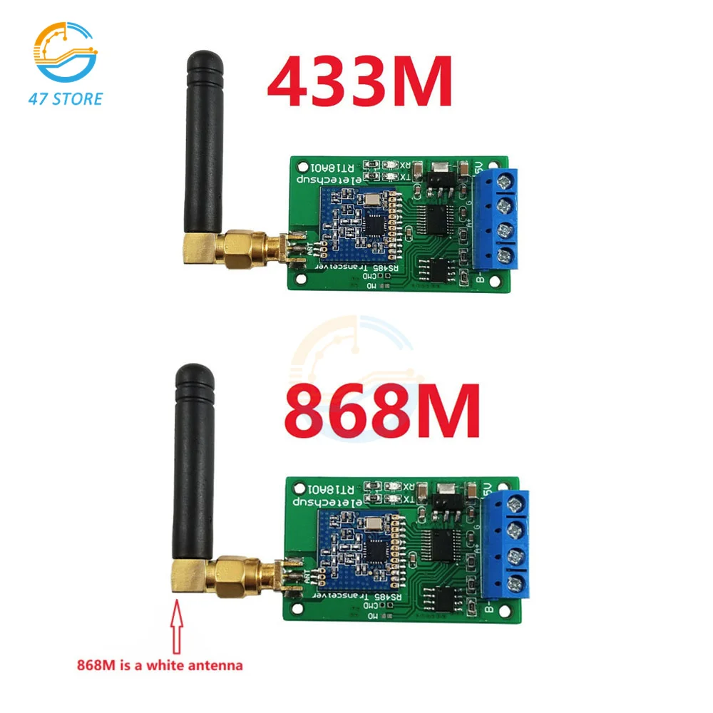 

433 м 868 м Многофункциональный беспроводной модуль трансивера RS485 RF с последовательным портом