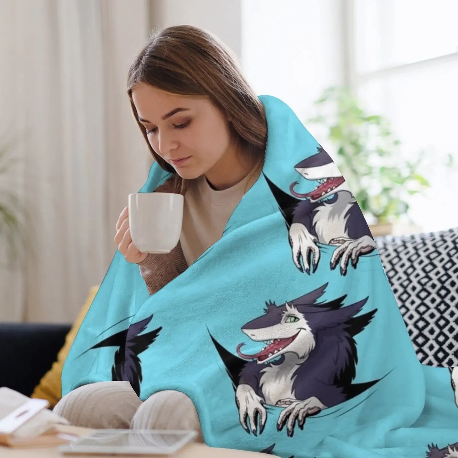 Карманное одеяло Sergal утяжеленные роскошные волосы многофункциональные одеяла