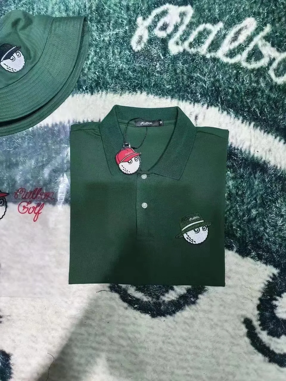 Мужская футболка с коротким рукавом отложным воротником |