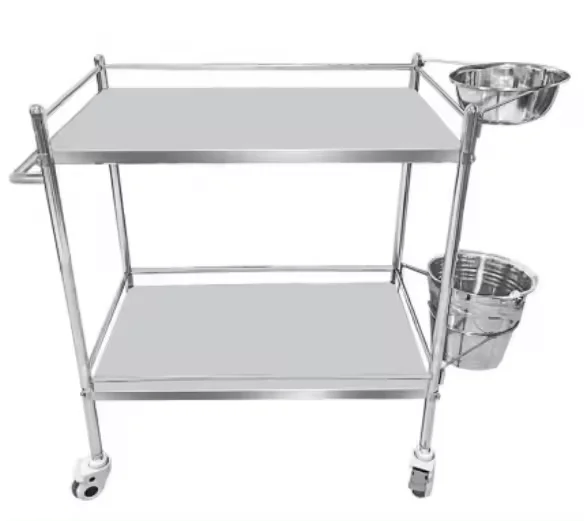 Регулируемая Тележка из нержавеющей стали тележка для инструментов туалетного