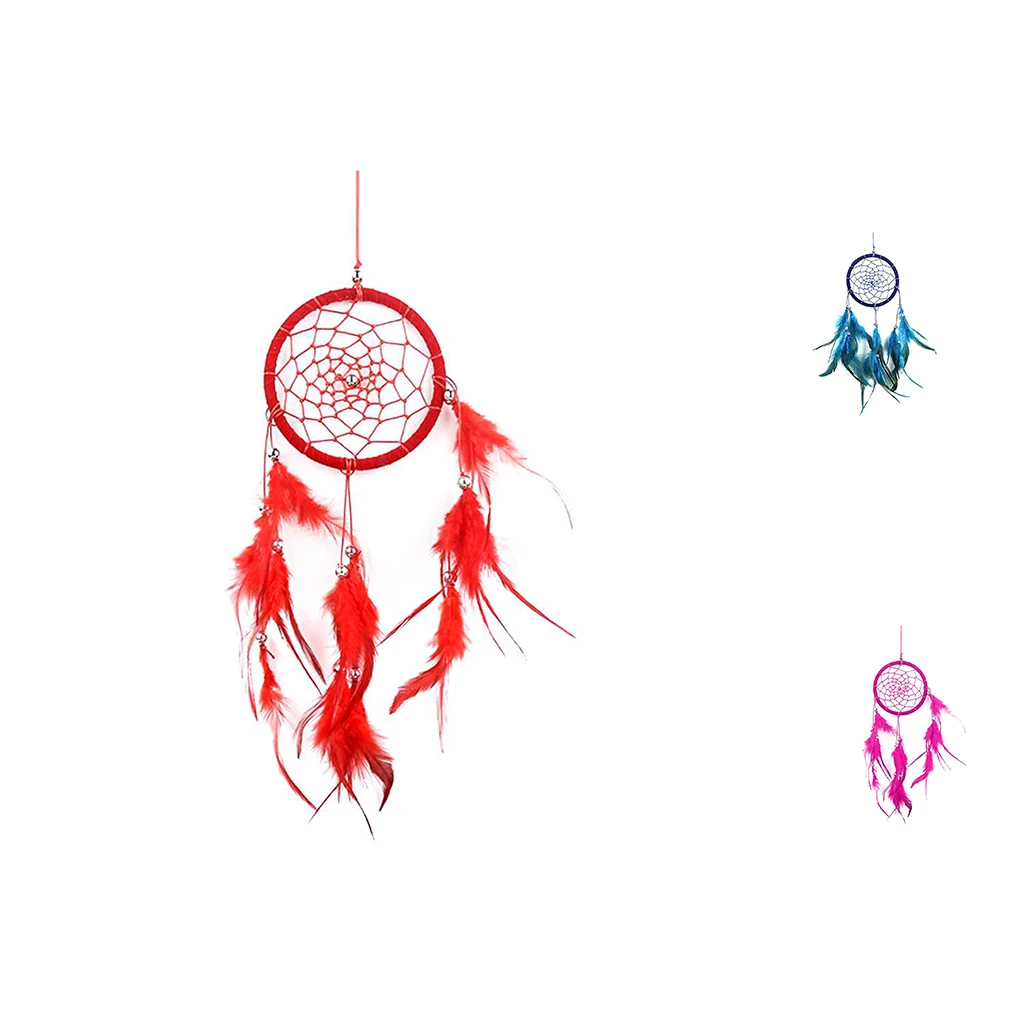 

Feather Dream Catchers Boy Girl Gifts Room Hanging Ornament Tassel Wall Hanging Ornament Decor