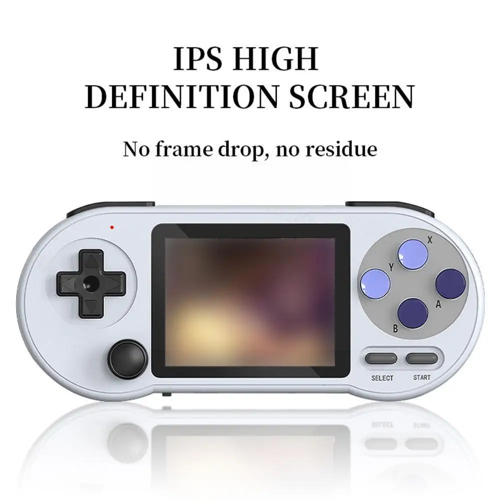 SF2000 Portable Video Game Console 3 Inch IPS Screen TV 6000 AV Built-in Output Retro Handheld Player Game Game Games Conso G2O7