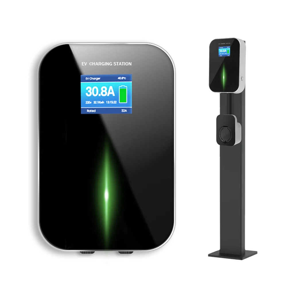

Low Price Type 2 32A 1Phase 7kw Wallbox EV Charging Station Besen EV Charger Europe