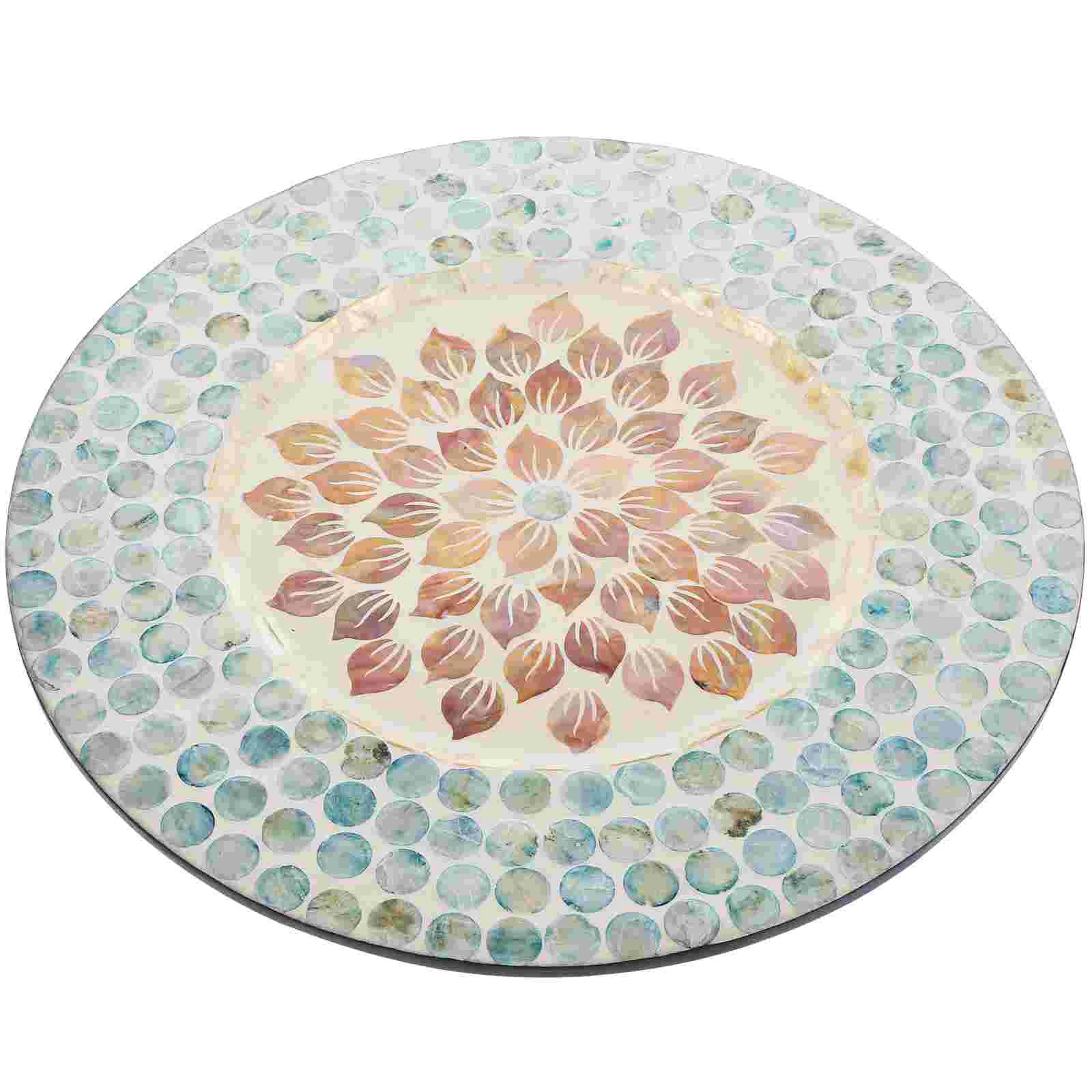 

Premium Exquisite Thick Lasting Widely- Household Placemats Heat-resistant Dining Mat Round Placemats for Home Daily Use