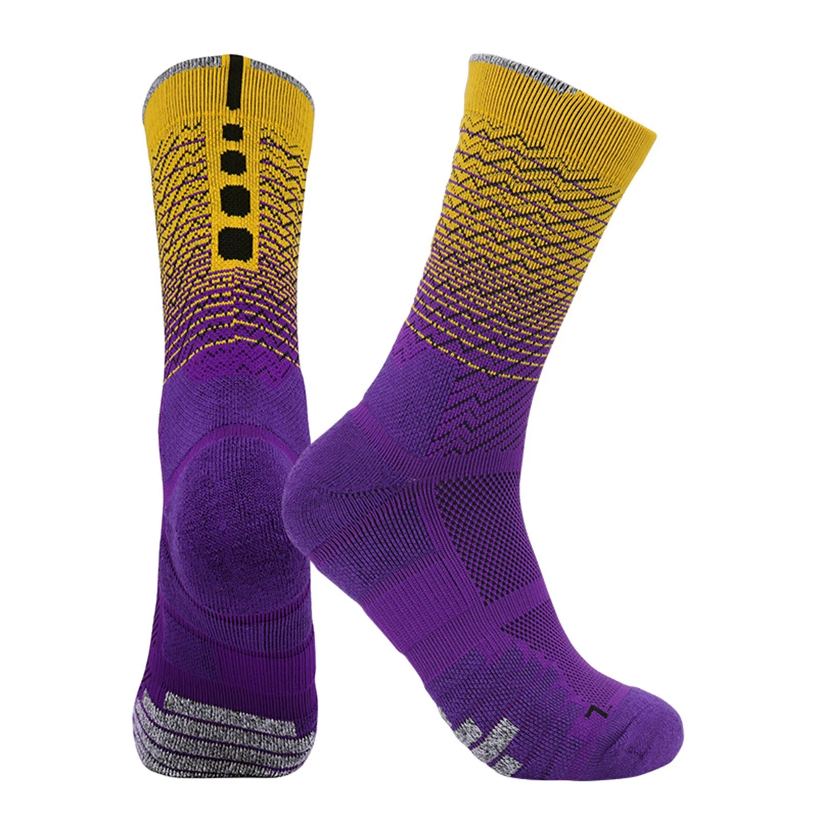 

Women'S Sports Non Slip Badminton Socks Multi Color Socks Tab Hollow Out Socks Breathable Soccer Double Needle Thick Thread Sock
