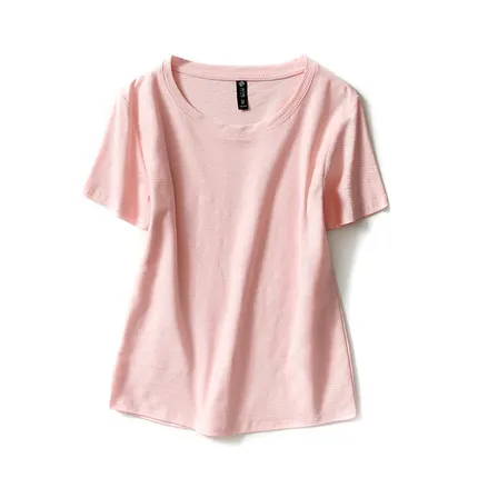 

Cotton Short Sleeve T-Shirt women's 2021 new Korean cotton women's wear Spring/Autumn Casual
