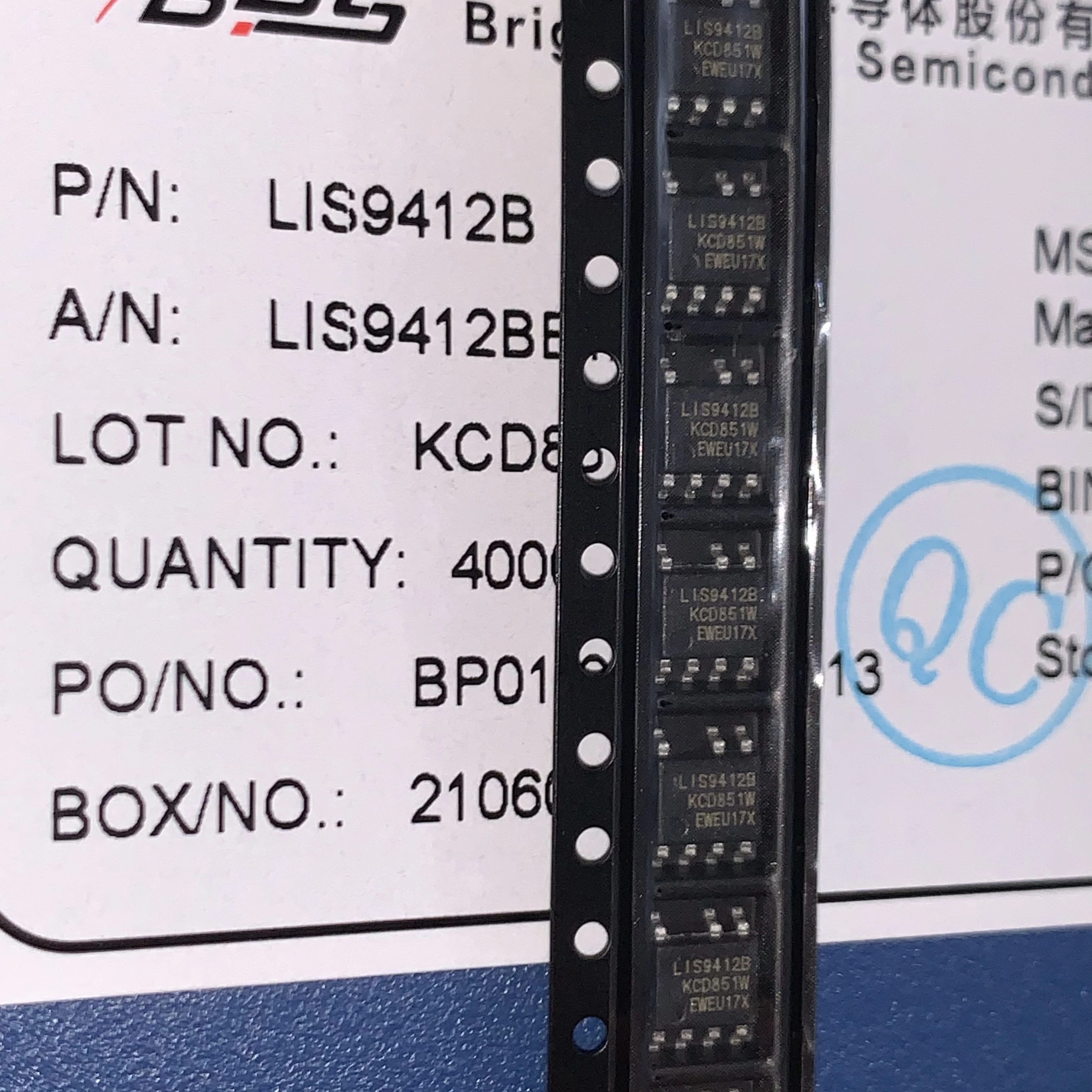 

Оригинальный и оригинальный Qixinruite LIS9412B SOP-7