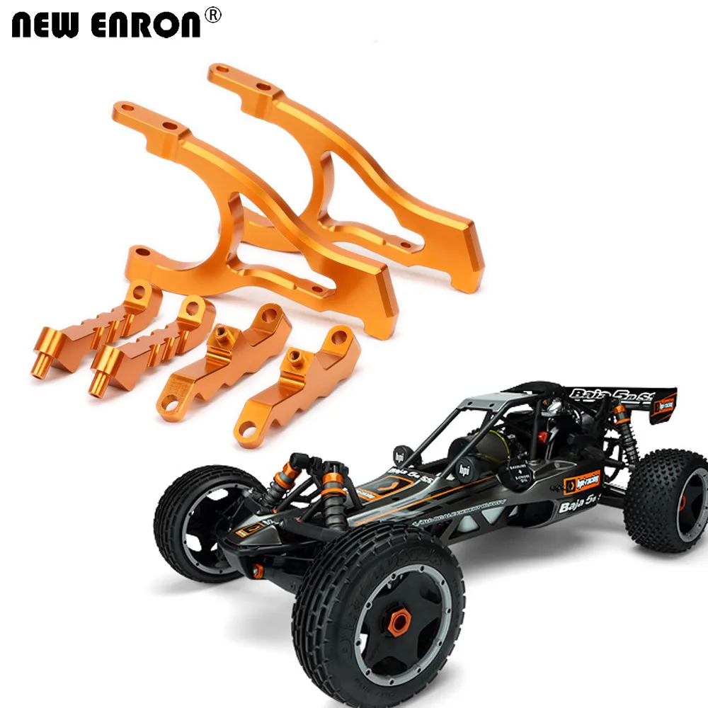 

NEW ENRON 85438 Aluminum Alloy Front & Rear Shock Tower Set Supports for RC Car HPI 1/5 Baja 5B 5SC 5T 5R SS 1970 T1000 KM ROVAN