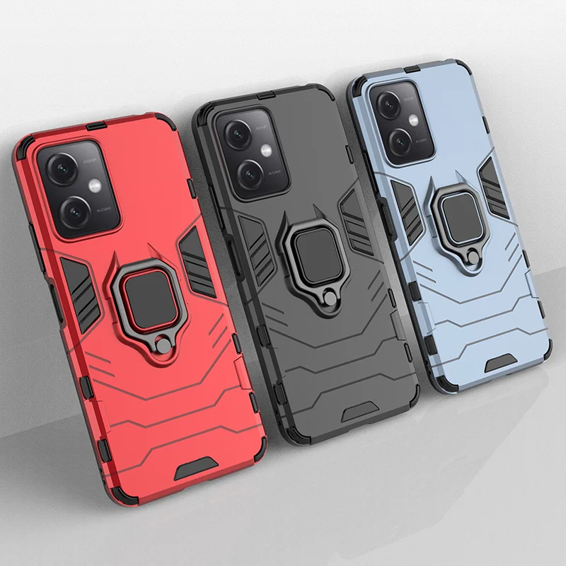 

Shockproof Armor Phone Case For Xiaomi Mi MAX 2 2S 3 MIX 2 4 A3 Note 10 10T Lite Car Magnetic Finger Ring Holder Back Cover