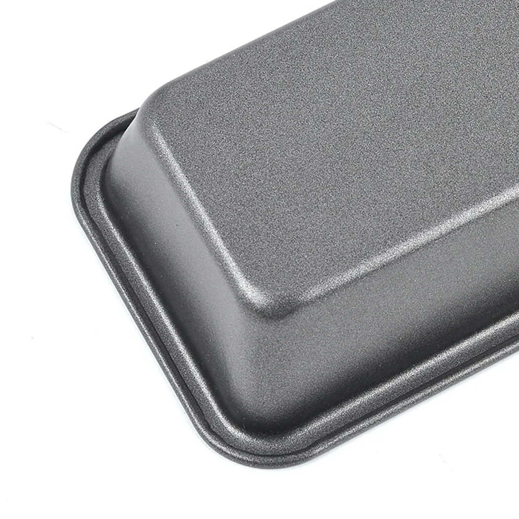 

2Pcs 6 Inch Small Toast Box Bread Pan Carbon Steel Double Non-stick Layer Bakeware Baking Tools 15.5*8.5*4cm Fast Heating