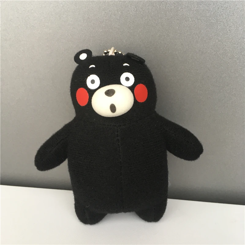 Милые японские под названием Kumamon брелок с плюшевым медведем Kawaii Плюшевые