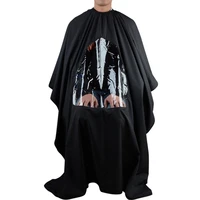 barber transparent window apron waterproof cape salon styling tool hairdresser visible see through apron hair cutting cape