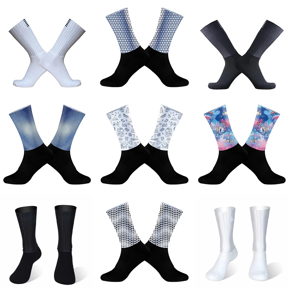 Skarpety rowerowe Outdoor Dry oddychająca para skarpet sportowych uciskowe 2024 nowość