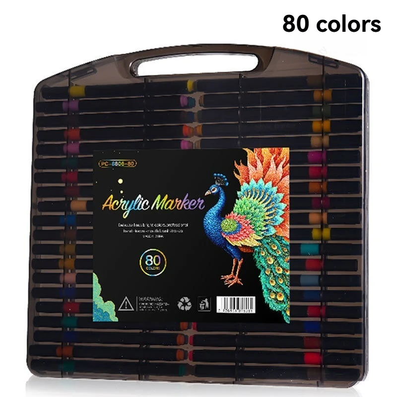 

Акриловые маркеры 80 цветов для рисования манга