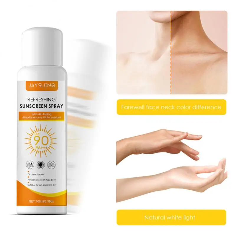 

SPF 90 Body Sunscreen Whitening Sun Cream Sunblock Moisturizing Protective Sunscreen Skin Anti-Aging Cream Oil-contr new