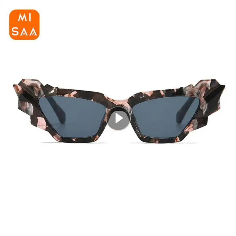 

Chic Fashion Eye-catching Instagram-worthy Hottest Unconventional Sunglasses Stylish Irregular Trendy Must-have Accessory Edgy