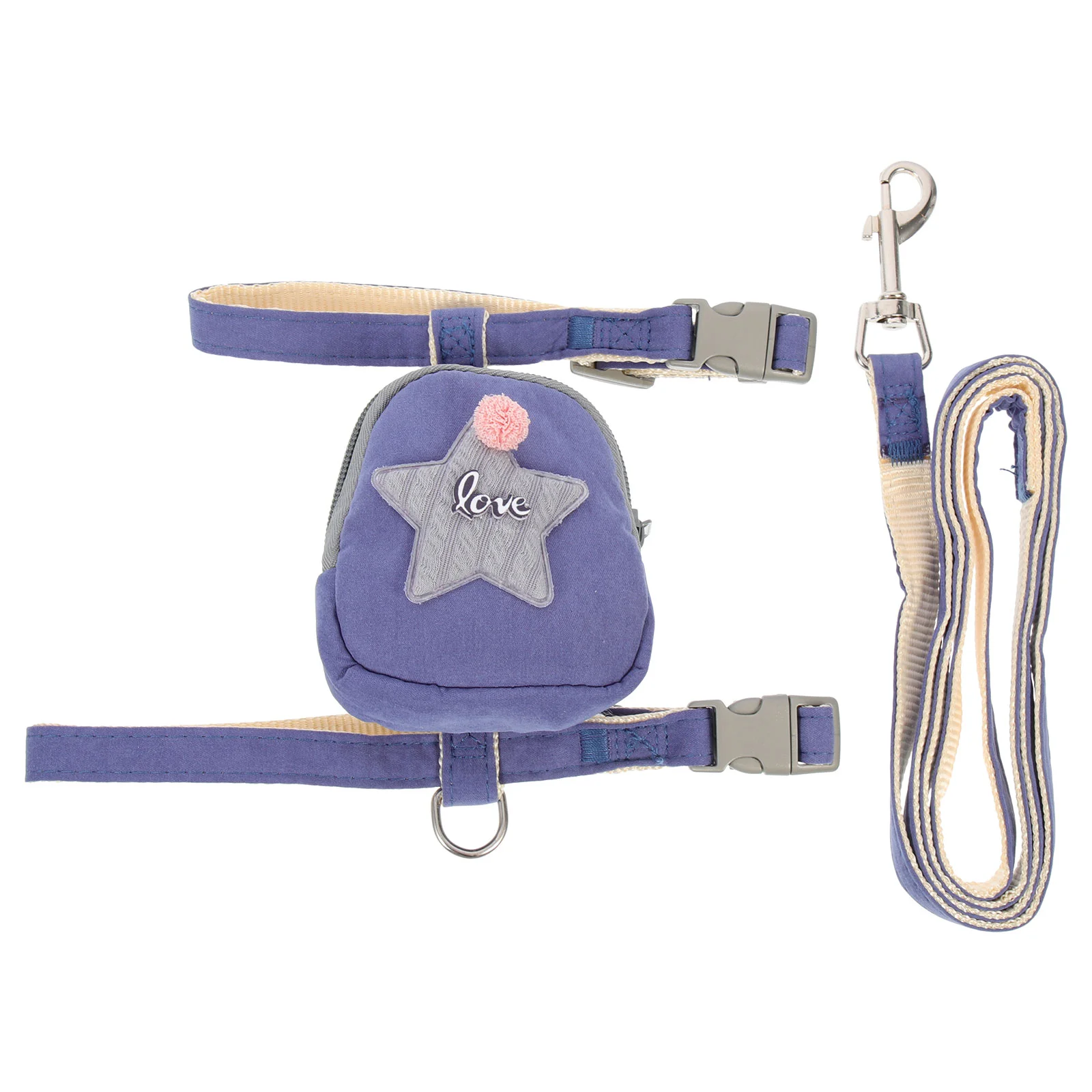 

Cat Leash Harness Outdoor Kittenpet Adjustable Dog Backpack Walking Rope Printing
