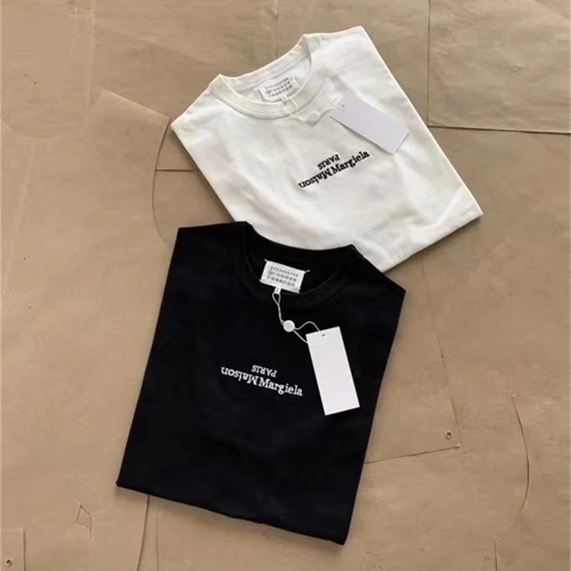 

Oversized MM6 Margiela T-Shirt Men Women Embroidery T Shirt Tee Short Sleeve