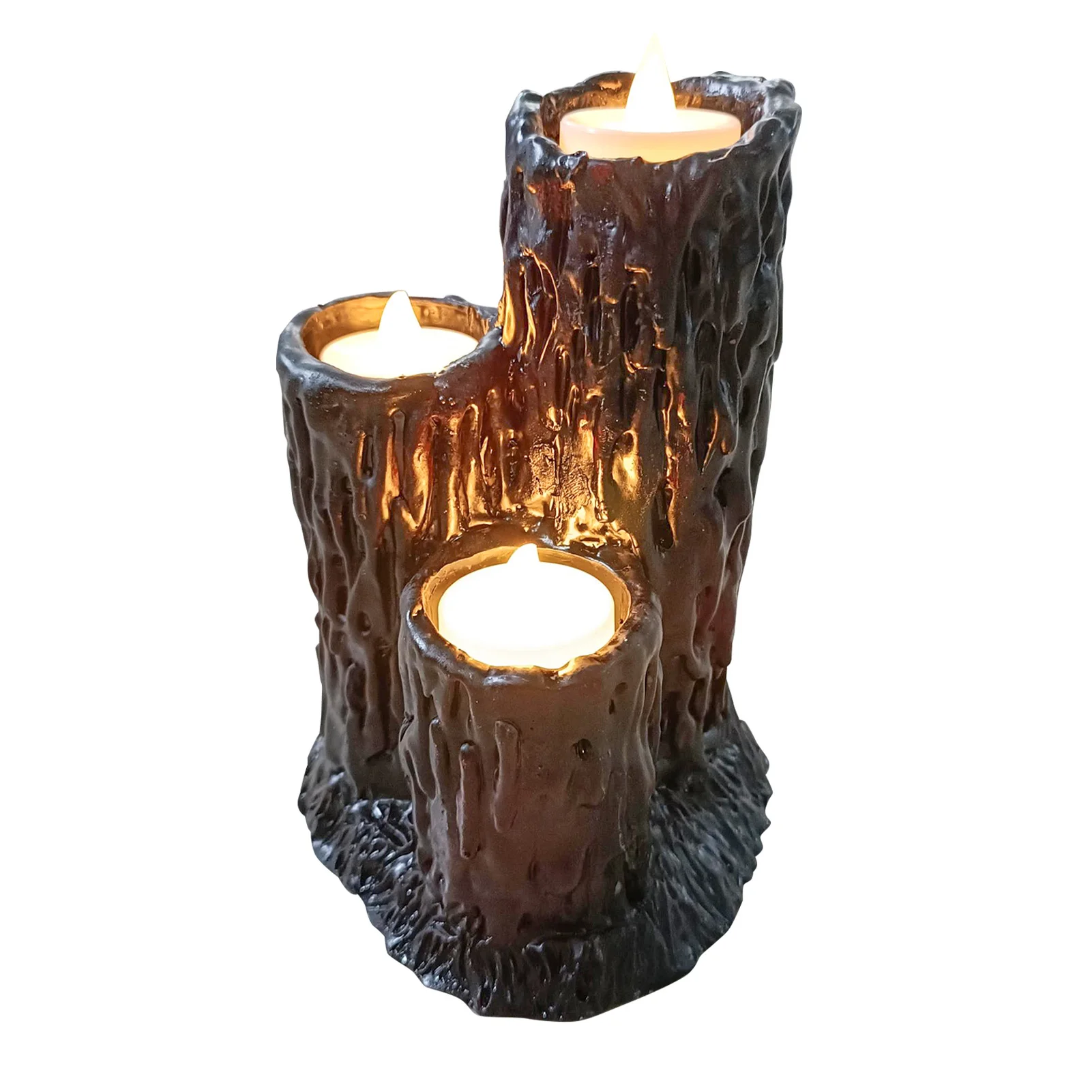

Decorative Melting Candles Holders Black Lava Candles Decorative Christmas Candles Birthday Mothers Day Daughters From Mothers