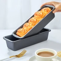 rectangular loaf pan carbon steel non stick bellows cover toast box mold bread mold eco friendly baking tools for cakes
