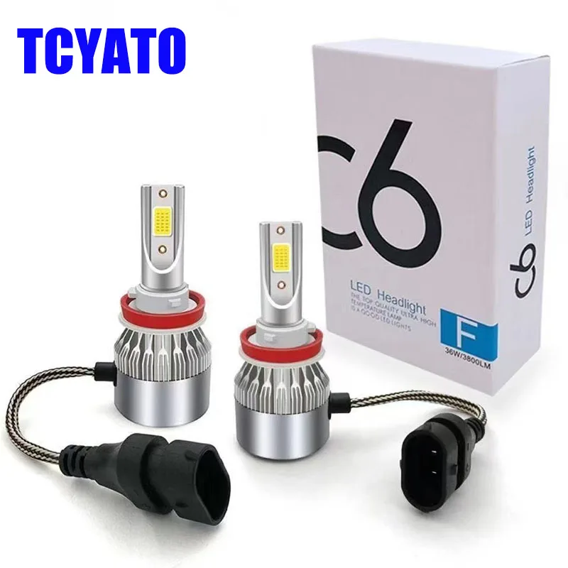 

Автомобильная Светодиодная Лампа C6 Для Фар, Универсальная