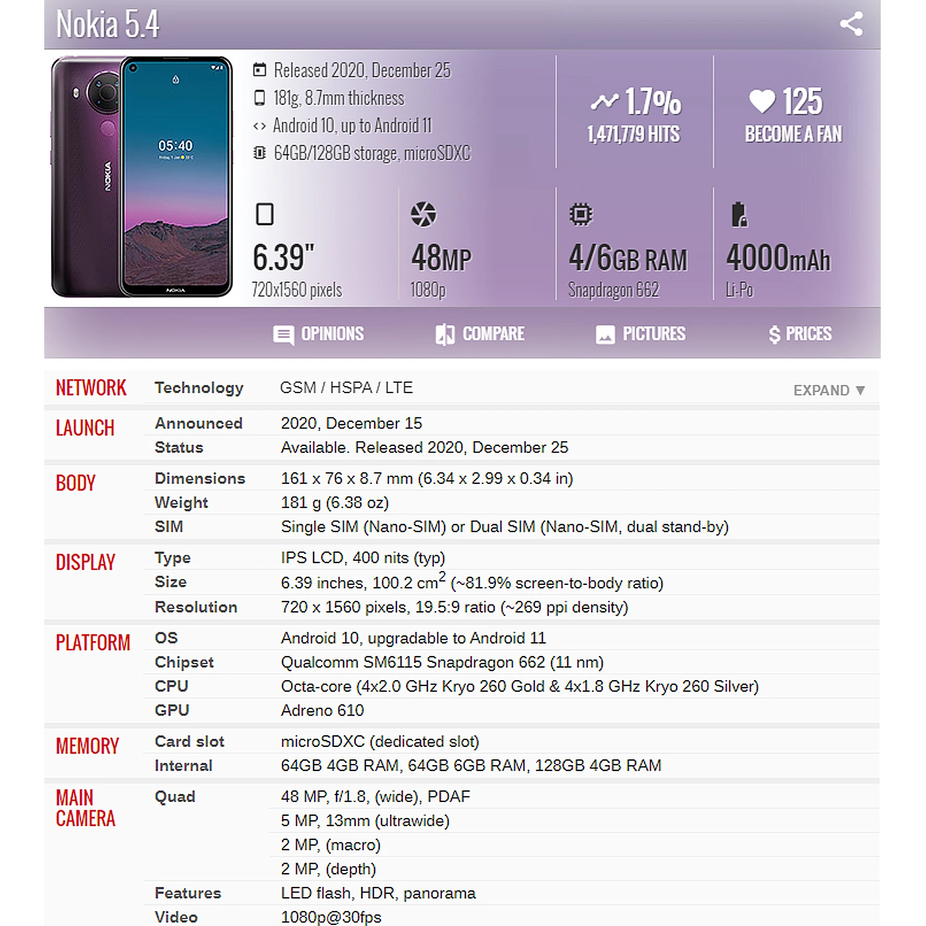 Чехол для Nokia 5 4 TA-1333 TA-1340 TA-1337 TA-1328 TA-1325 TA-задняя крышка батарейного отсека Корпус