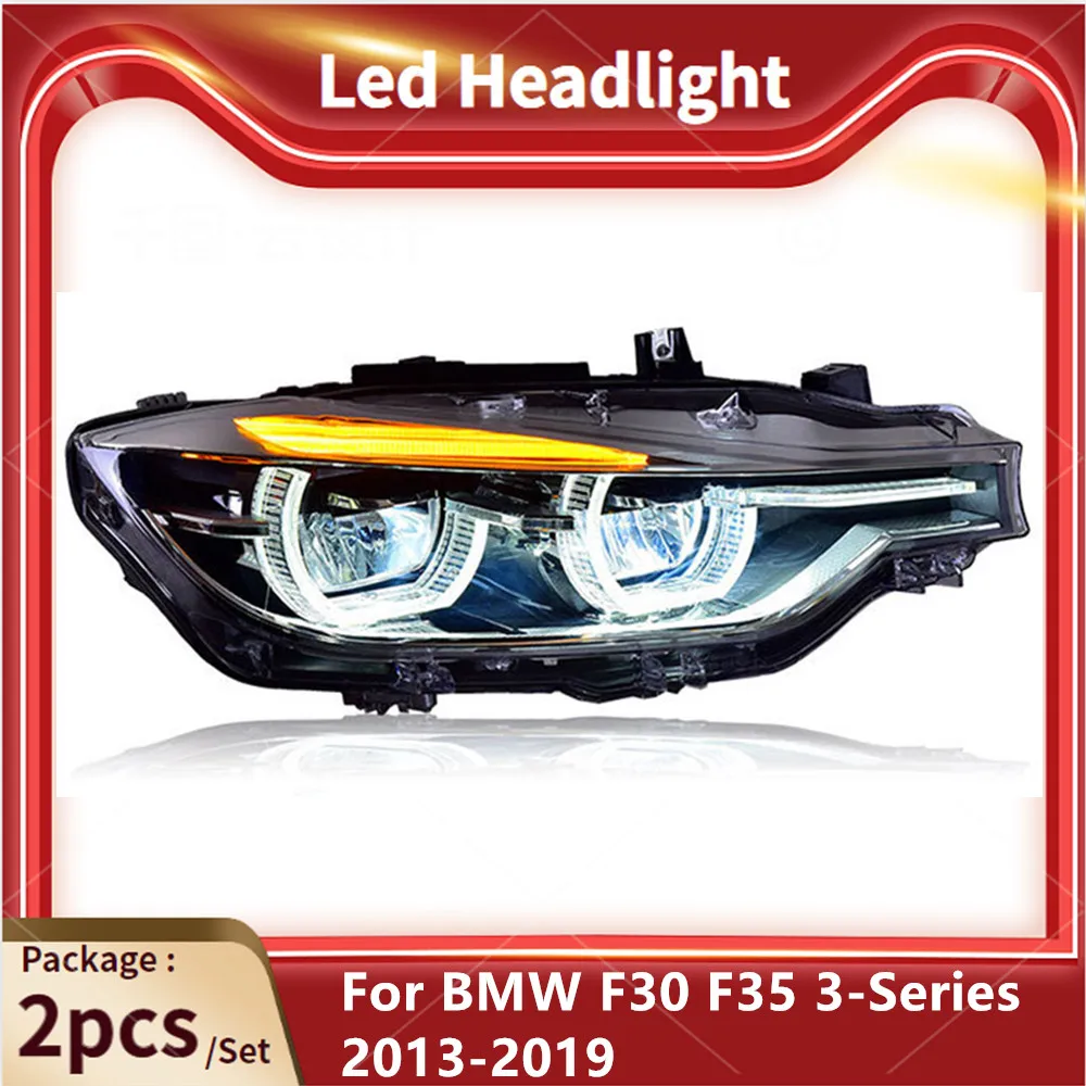 

Car LED Headlights For BMW F30 F35 318i 320i 328i 3-Series 2012-2018 Front LED DRL Dynamic Signals Projector Headlamp Assembly