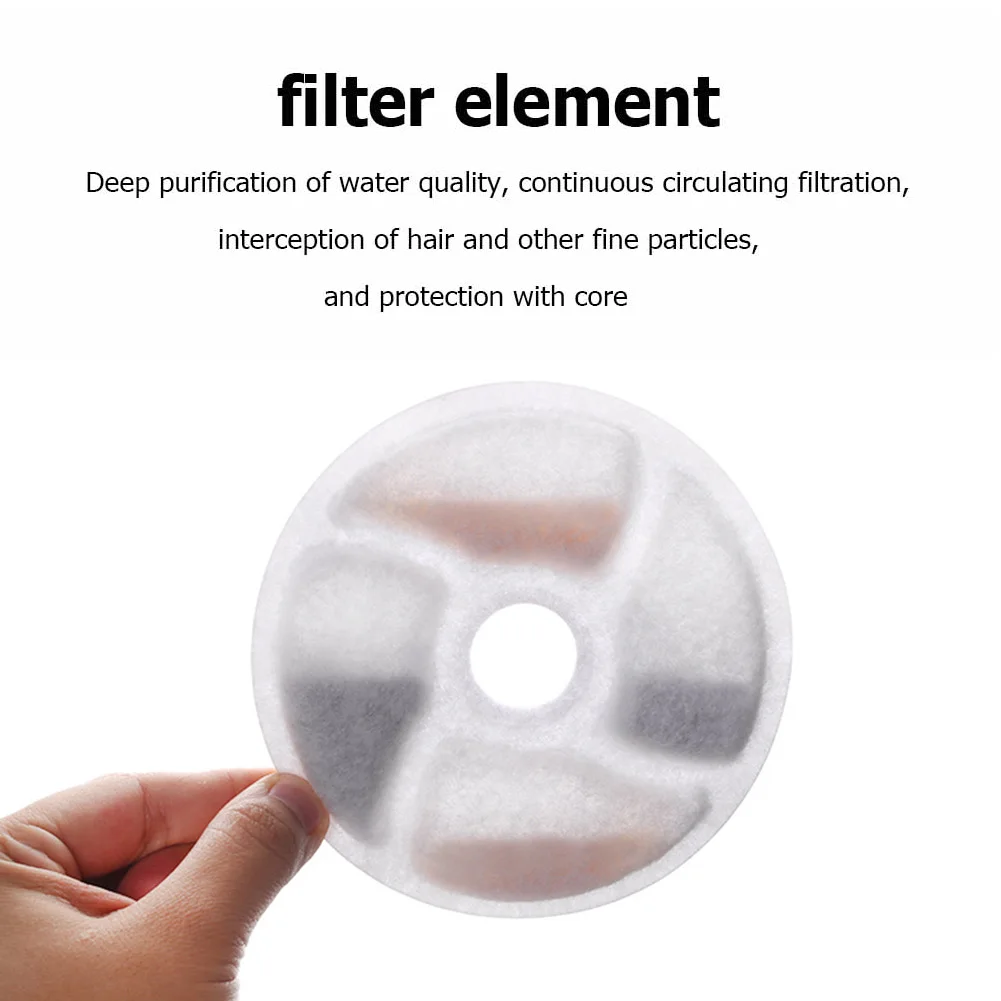 140mm Pet Fountain Activated Carbon Filters Cartridges for Cats Dogs Drinking Water Dispenser Replacement Filter |