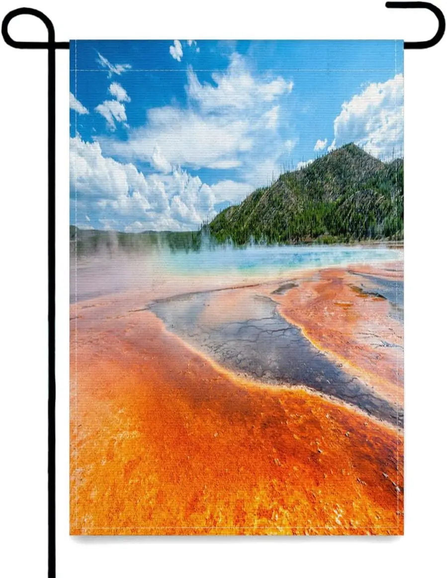 Весенний садовый флаг праздничный большой призматический весенний в