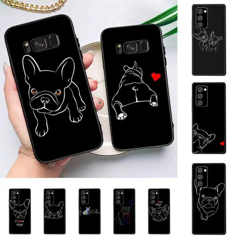 

French Bulldog Phone Case For Samsung Galaxy Note 10Pro 20ultra cover for note 20 note10lite M30S