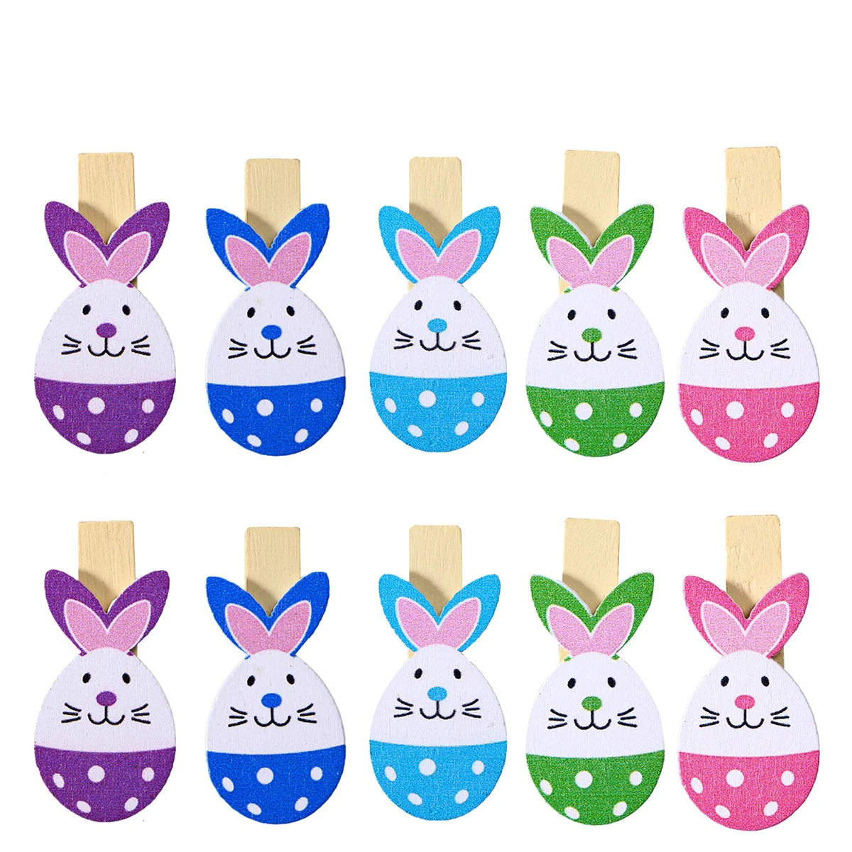 

Clips Photo Wooden Easter Pegs Mini Decorations Rabbit Clothes Clothespins Utility Colored Crafts Wood Lovely Bunny Holiday