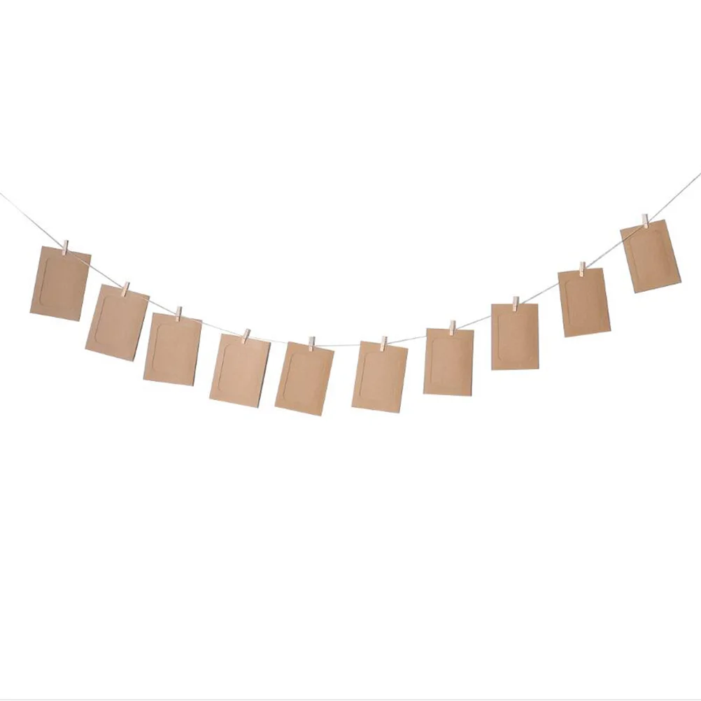 10 шт. крючки для штор бумажная фоторамка с зажимами DIY фоторамки рукоделия