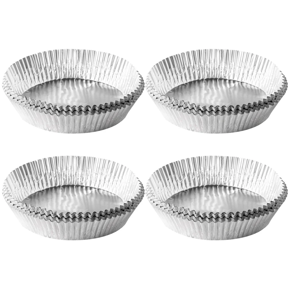 

Air Fryerliner Aluminum Baking Traypad Pot Trays Non Stick Oven Pan Round Liners Disposable Mat 5 Inch Sheets Container Plate