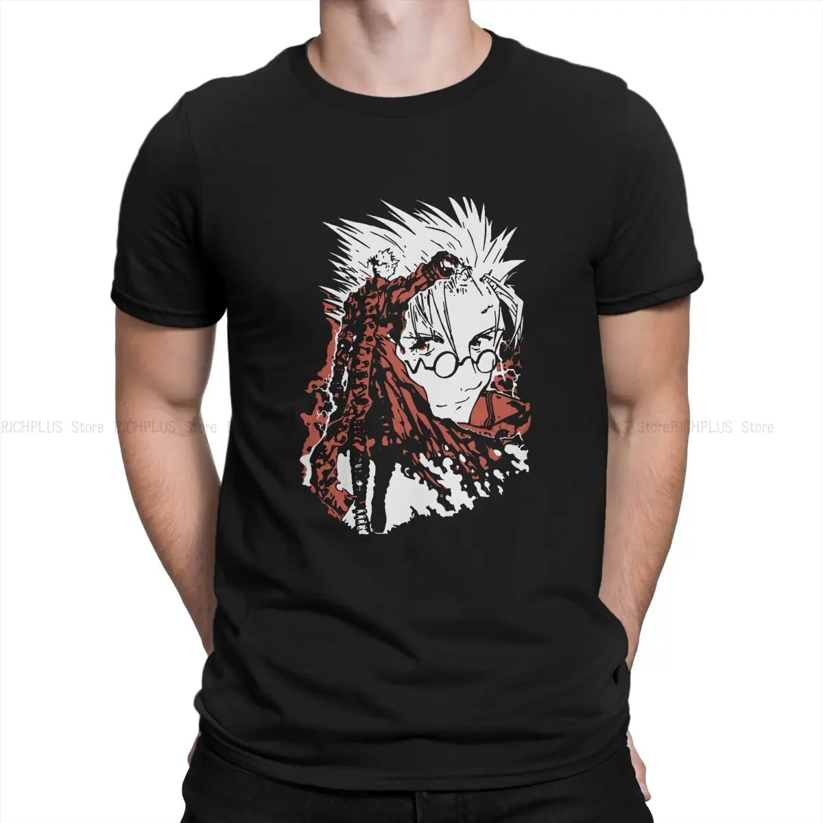 

Art Special TShirt Trigun Manga Leisure Polyester T Shirt Newest Stuff For Men Women