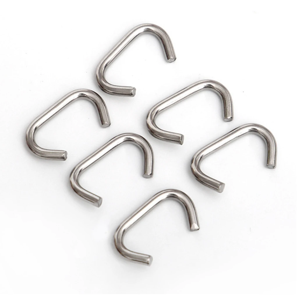 

1/2/3/5 Scuba Sidemount Clip Sturdy D Shaped Swimming Sport Tools Stainless Steel Small Fixator Clips Diving Tool 2mm