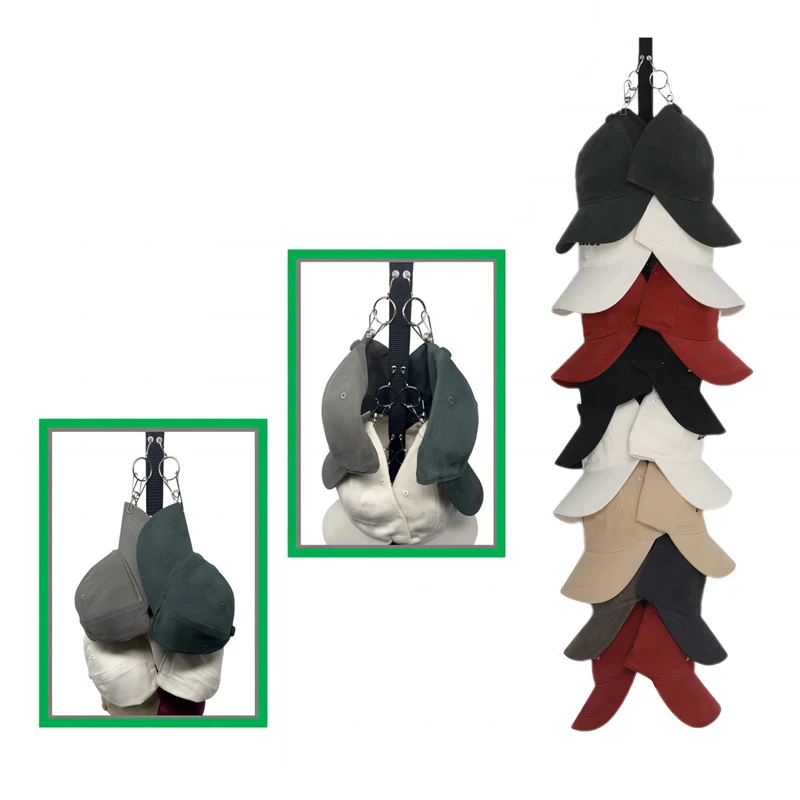 

Дверная настенная вешалка для кепок, держатель для шляп, вешалка для бейсболок и полотенец, вешалка для шкафа, органайзер для хранения, удоб...