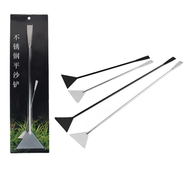 

Stainless Steel Alage Scraper Grass Plants Landscaping Coral Reef Fish Tank Aquarium Accessories Aquascaping Cleaning Tools