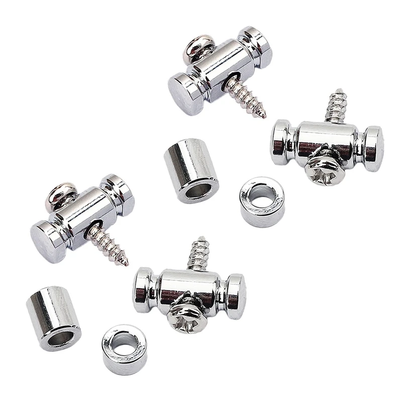 

4Pcs Roller String Tree For Guitar Electric Acoustic Box Accessories Chrome